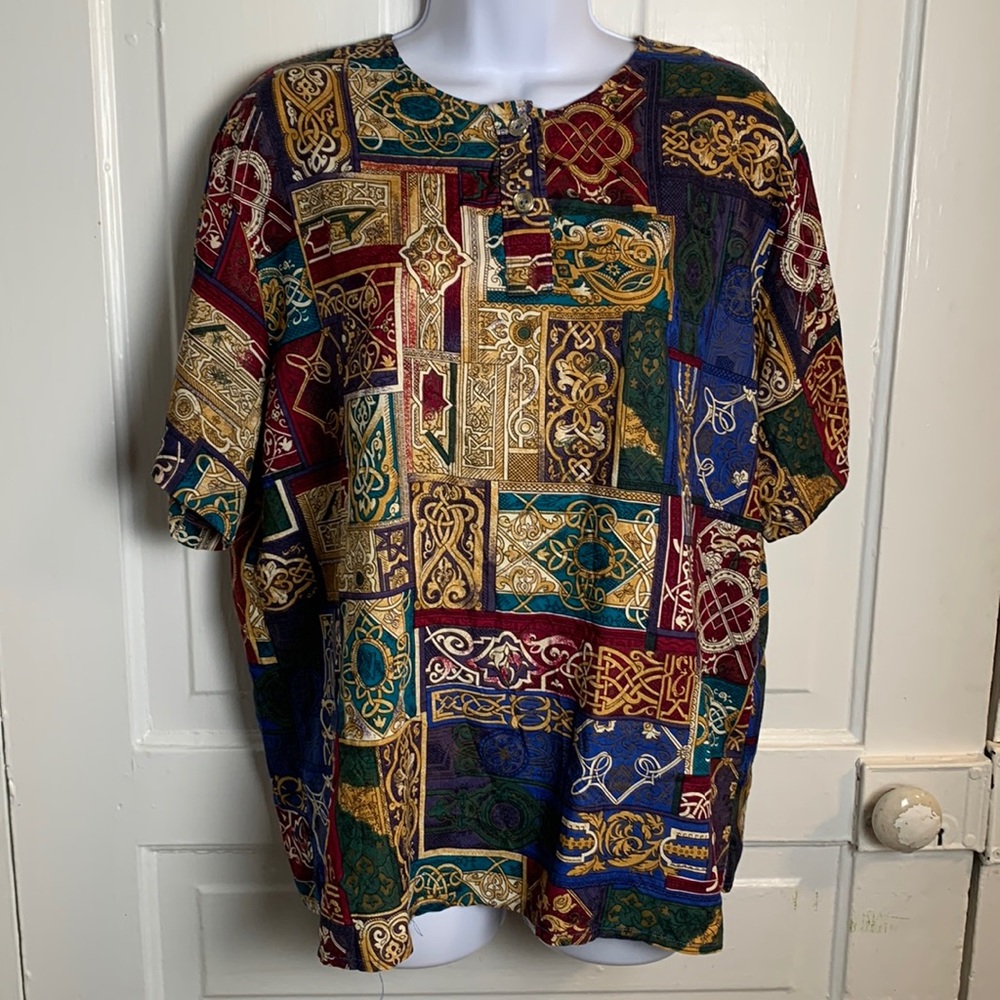 Plus Preferred Multicolor Blouse Size 20W/40